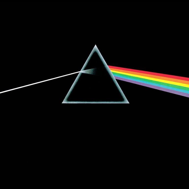 Maglietta Ufficiale Pink Floyd Dark Side Of The Moon – Blu Splatter, Taglie Unisex, Cotone Morbido, Nera