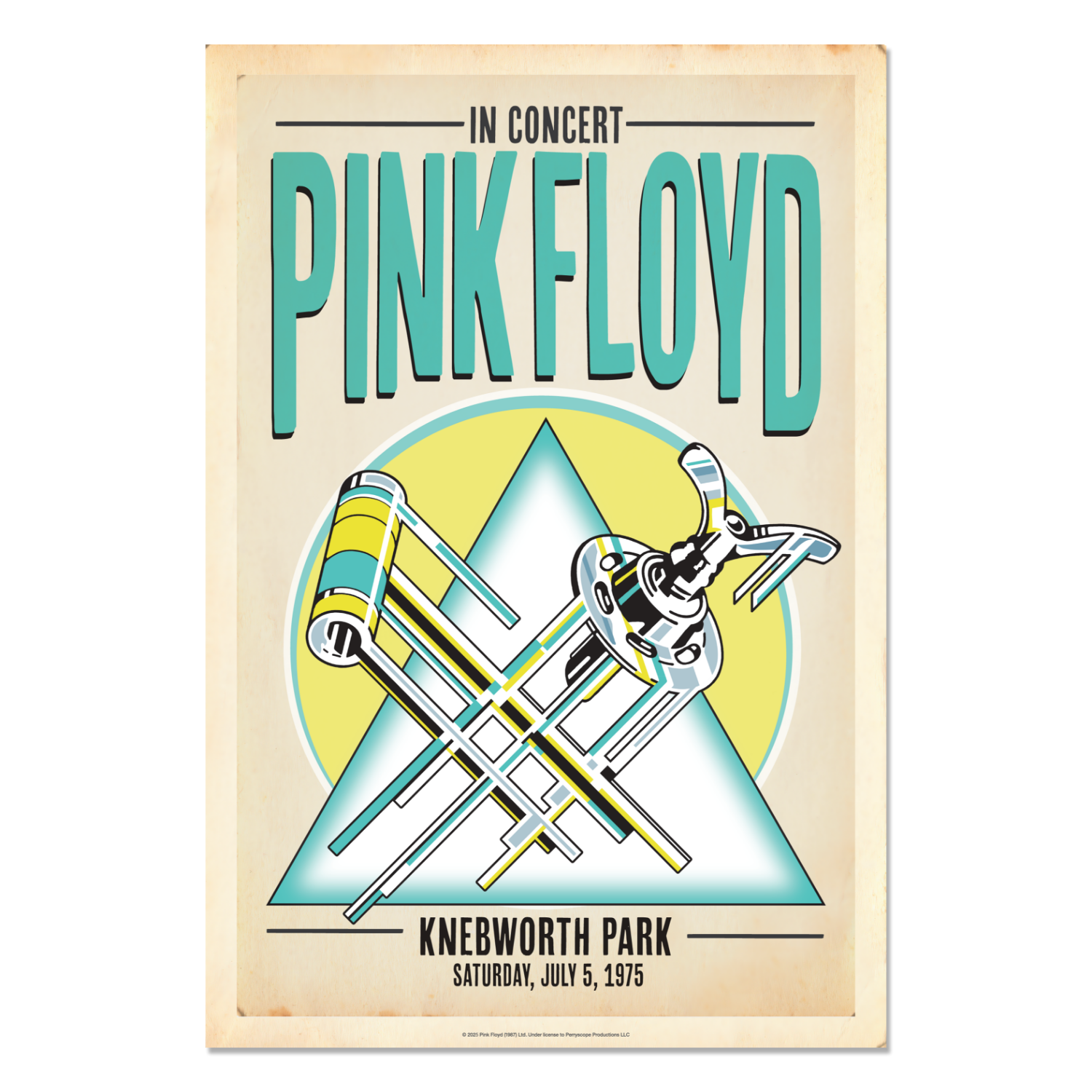 Knebworth Park 1975 Print Pink Floyd Knebworth Park 1975 Print Pink Floyd