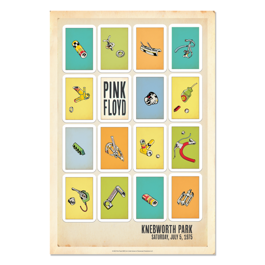 Knebworth Park Bicycle Parts 1975 Print