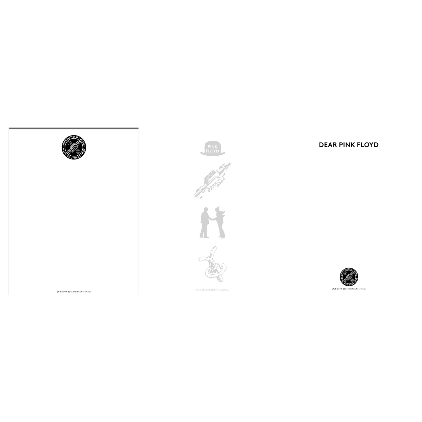 Limited Edition: WYWH 50 Dear Pink Floyd Notepad Set