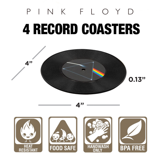 Pink Floyd Record Coaster Set
