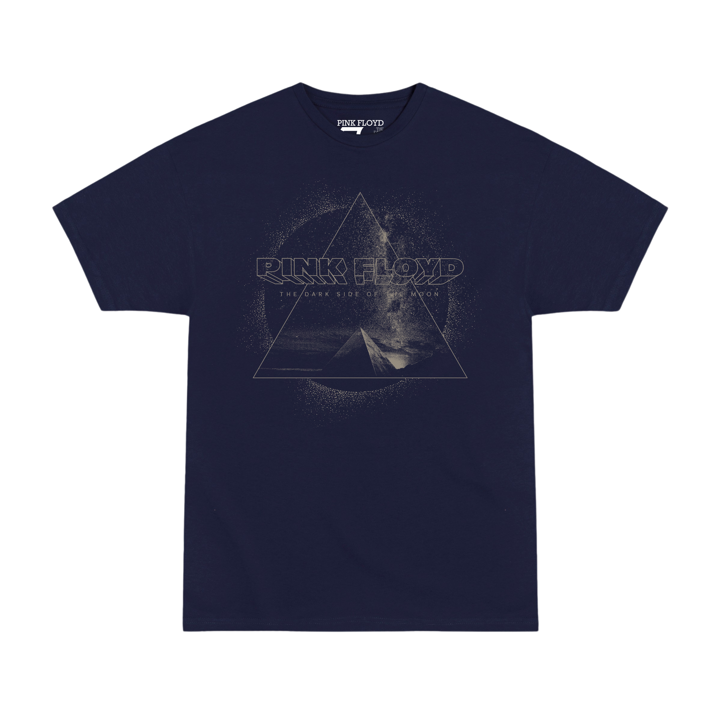 The Dark Side of The Moon Navy Pyramid T-Shirt