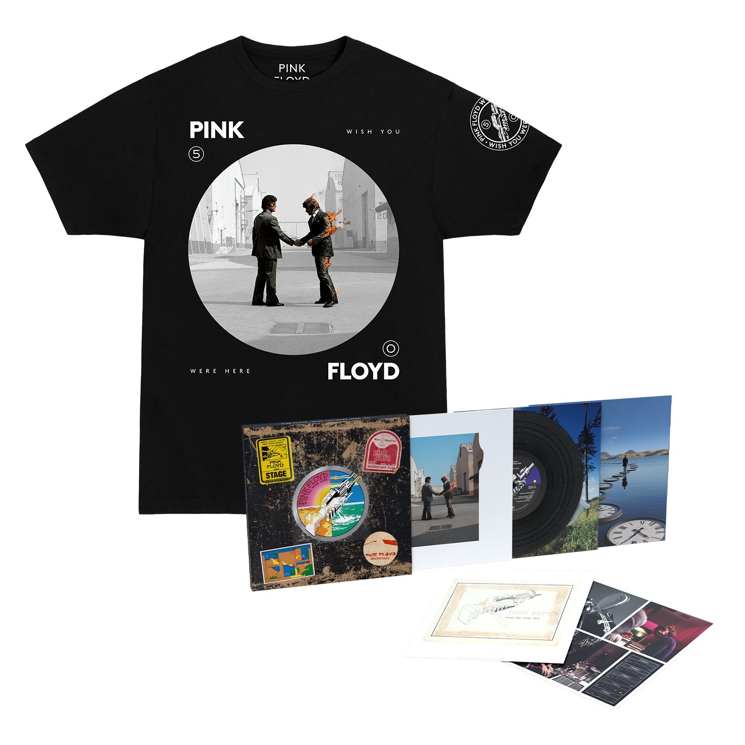 Wish You Were Here 50th Anniversary 3-LP Vinyl Set + T-shirt Wish You Were Here 50th Anniversary 3-LP Vinyl Set + T-shirt