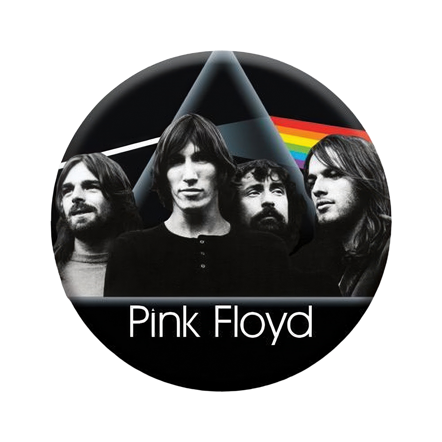 Pink Floyd Dark Side Group 1 1/4" Rd. Button
