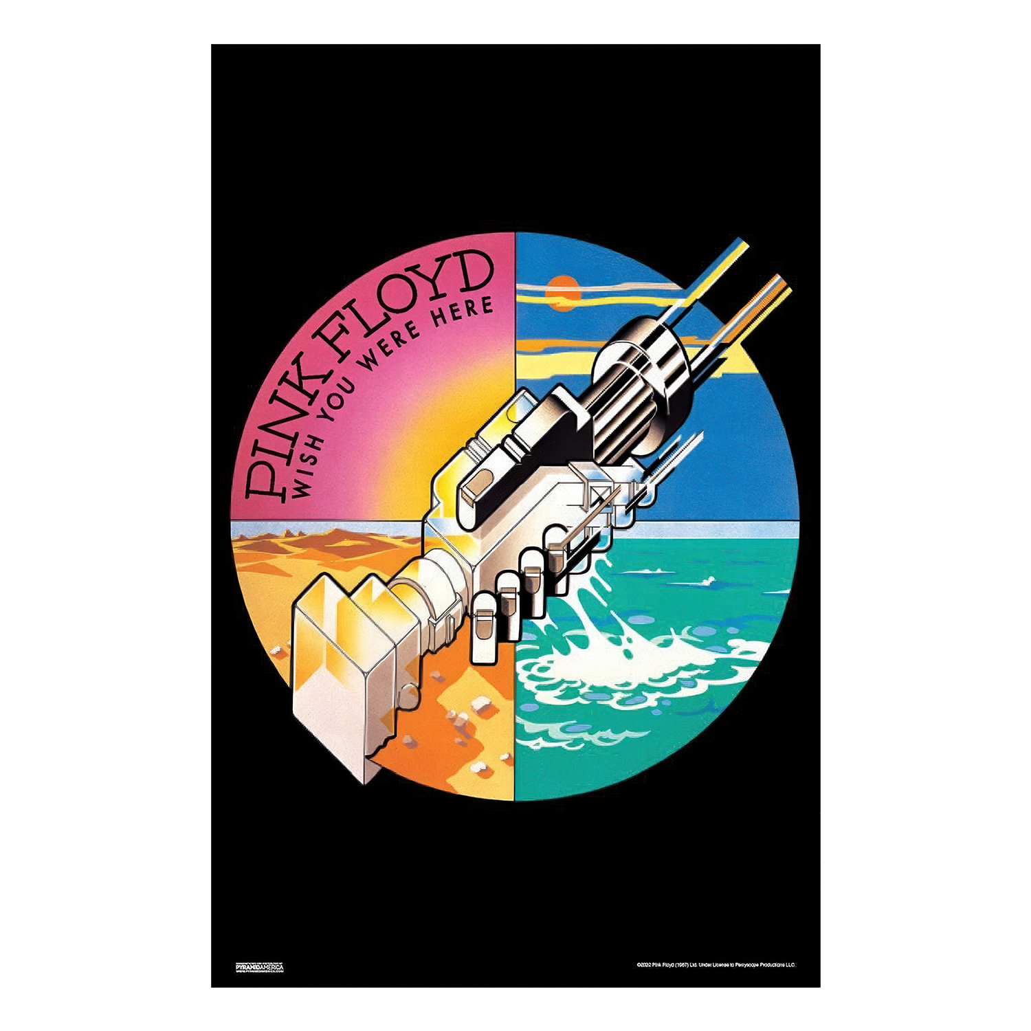 Pink Floyd - WYWH-Handshake 11x17 Framed Print