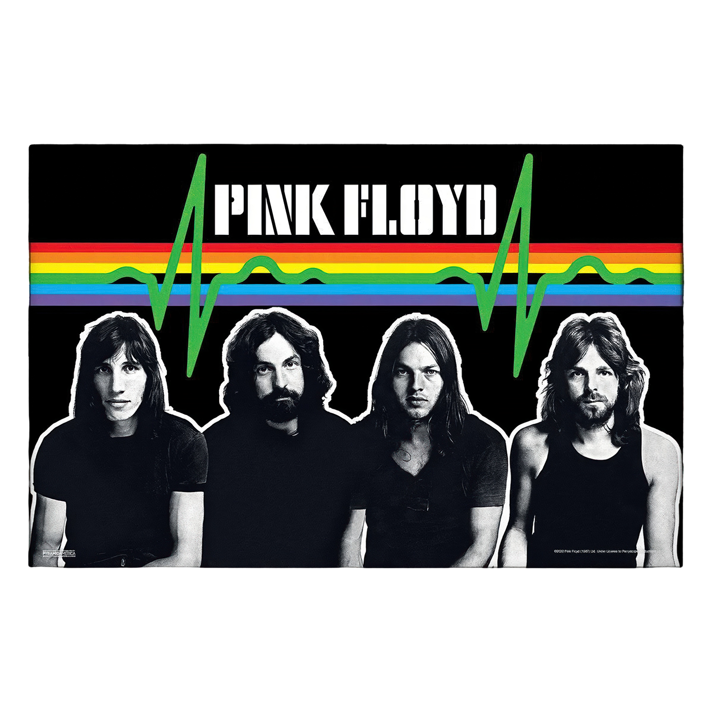 Pink Floyd - Group Heartbeat 11x17 Framed Print