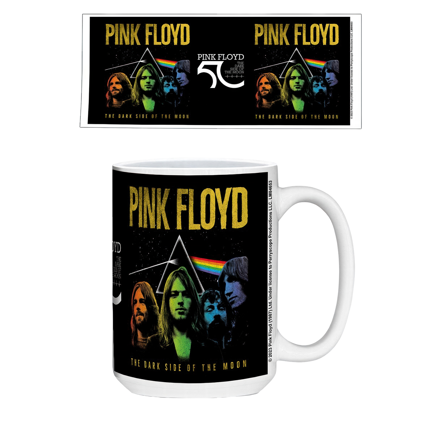 Pink Floyd  TDSOTM50 Band Ceramic Mug