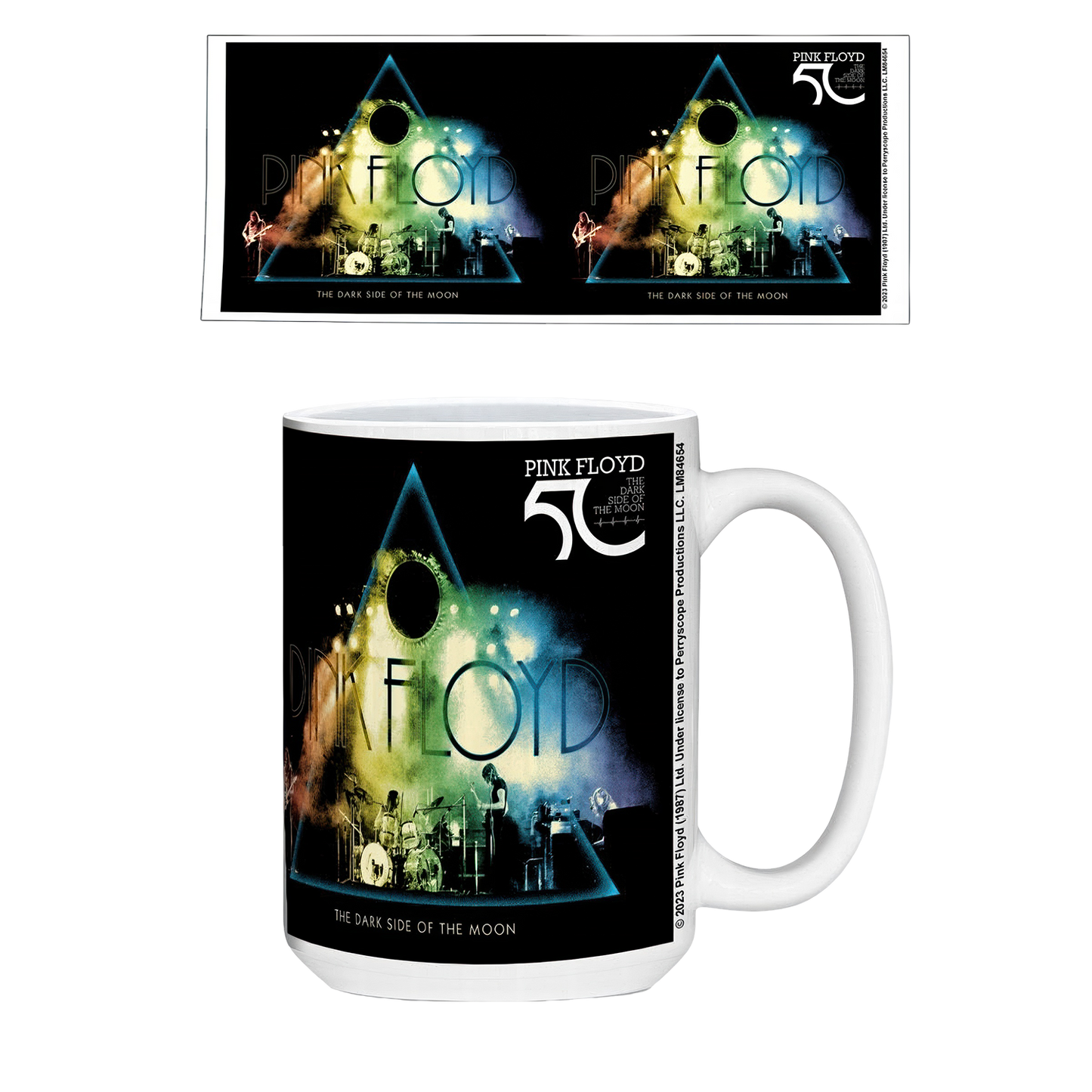 Pink Floyd TDSOTM50 Live Colors Ceramic Mug