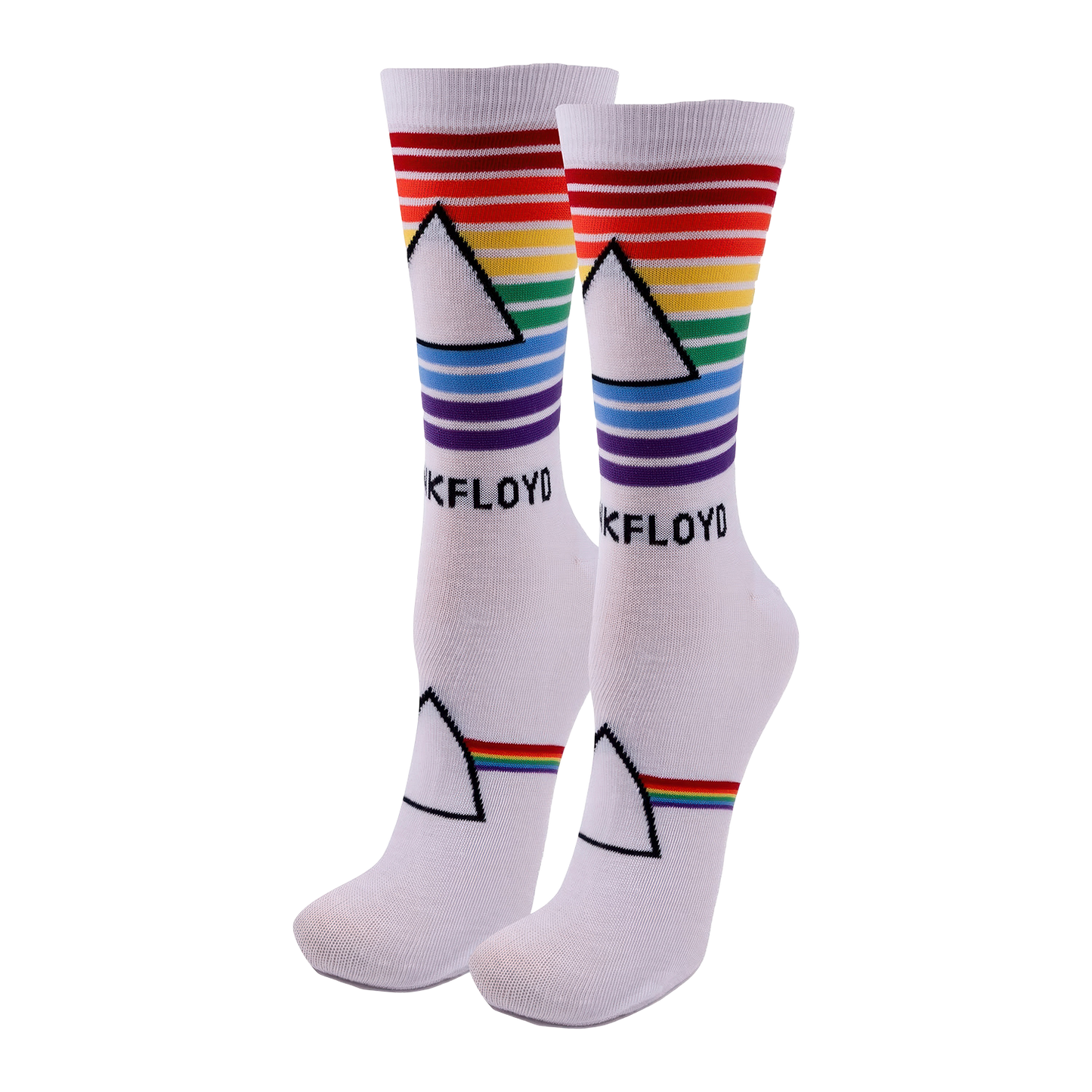 Pink Floyd Dark Side of the Moon Rainbow Socks