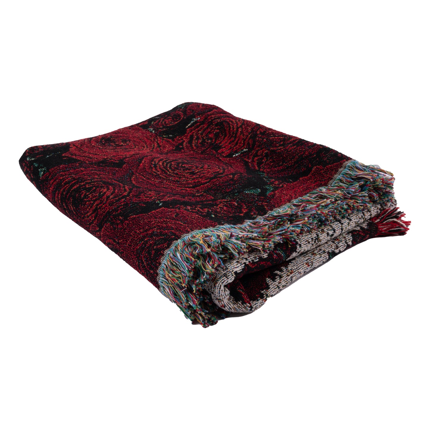 Pink Floyd TDSOTM Roses Throw Blanket