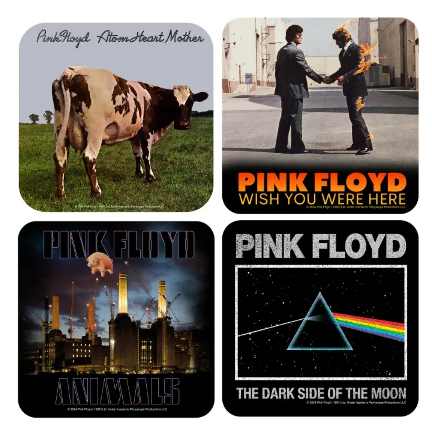 Pink Floyd Album Cover Coasters