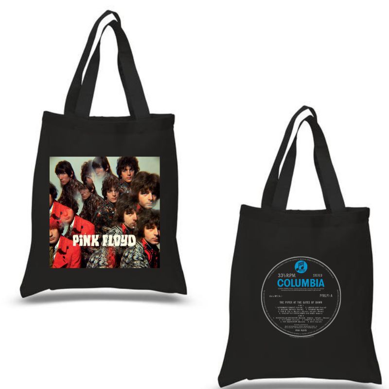 The Piper At The Gates Of Dawn Black Tote Bag