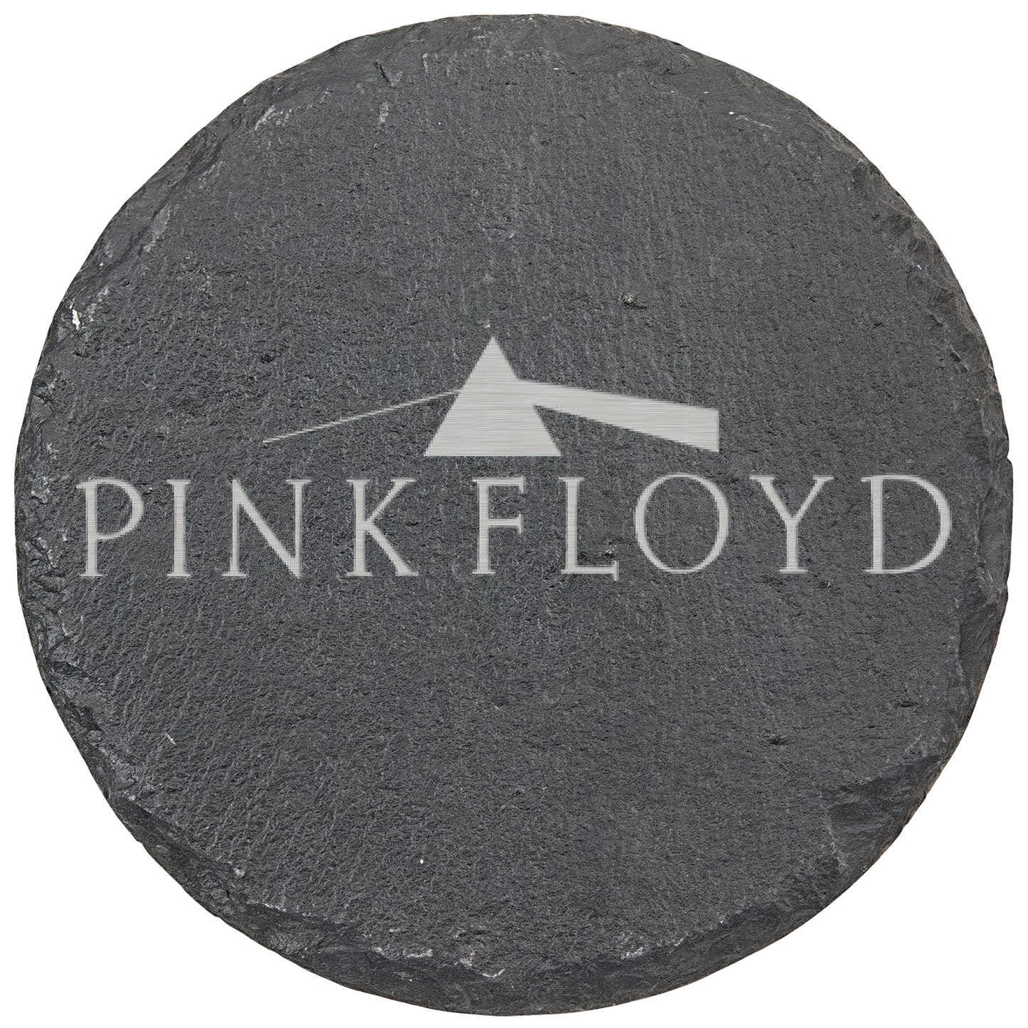 Dark Side Laser Engraved Round Slate Coaster (set of 4)