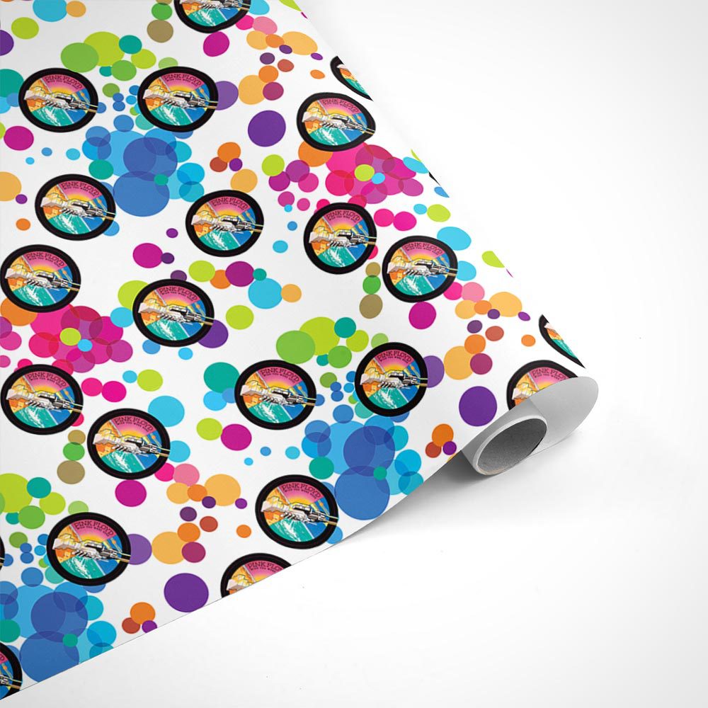 Pink Floyd Wish You Were Here Circle Wrapping Paper