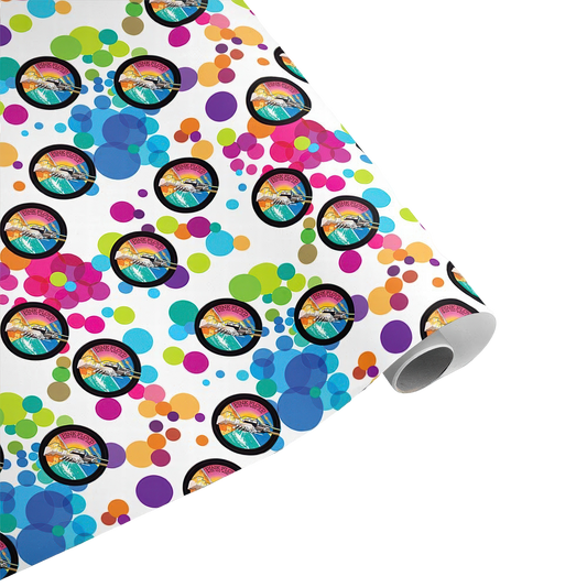 Pink Floyd Wish You Were Here Circle Wrapping Paper