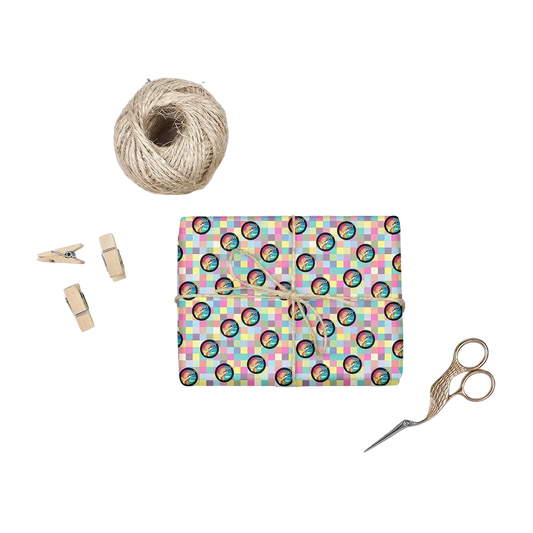 Pink Floyd Wish You Were Here Ghosted Wrapping Paper