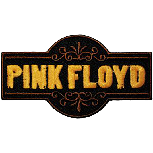 Pink Floyd Fancy Logo 3.5"x2" Patch