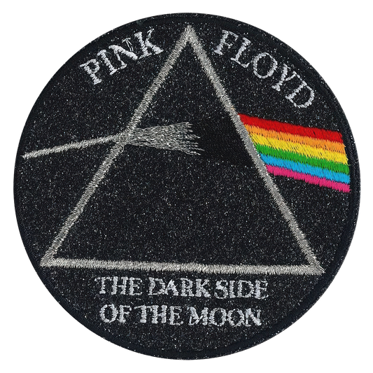 Pink Floyd T.D.S.O.M. 3.5" Round Glitter Patch