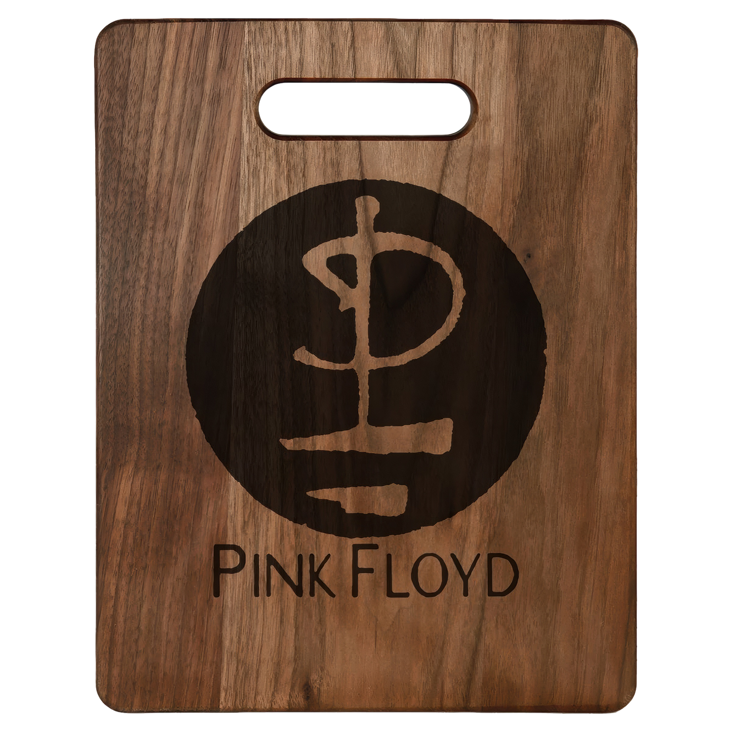 Modern Logo Laser-Engraved Walnut Cutting Board