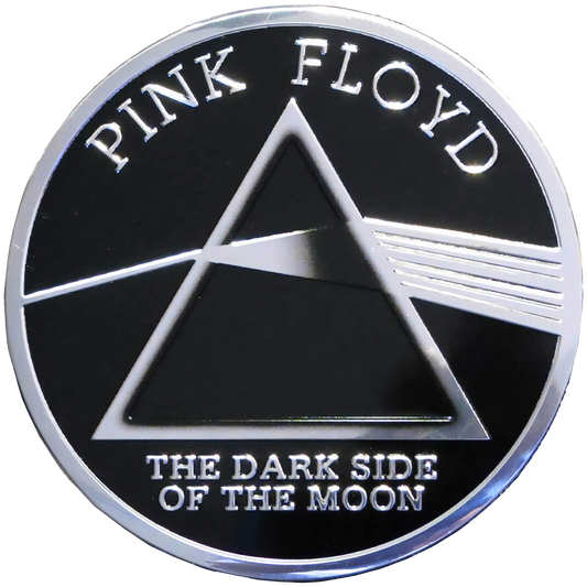 Pink Floyd DSOM 3.125" Round Metal Sticker