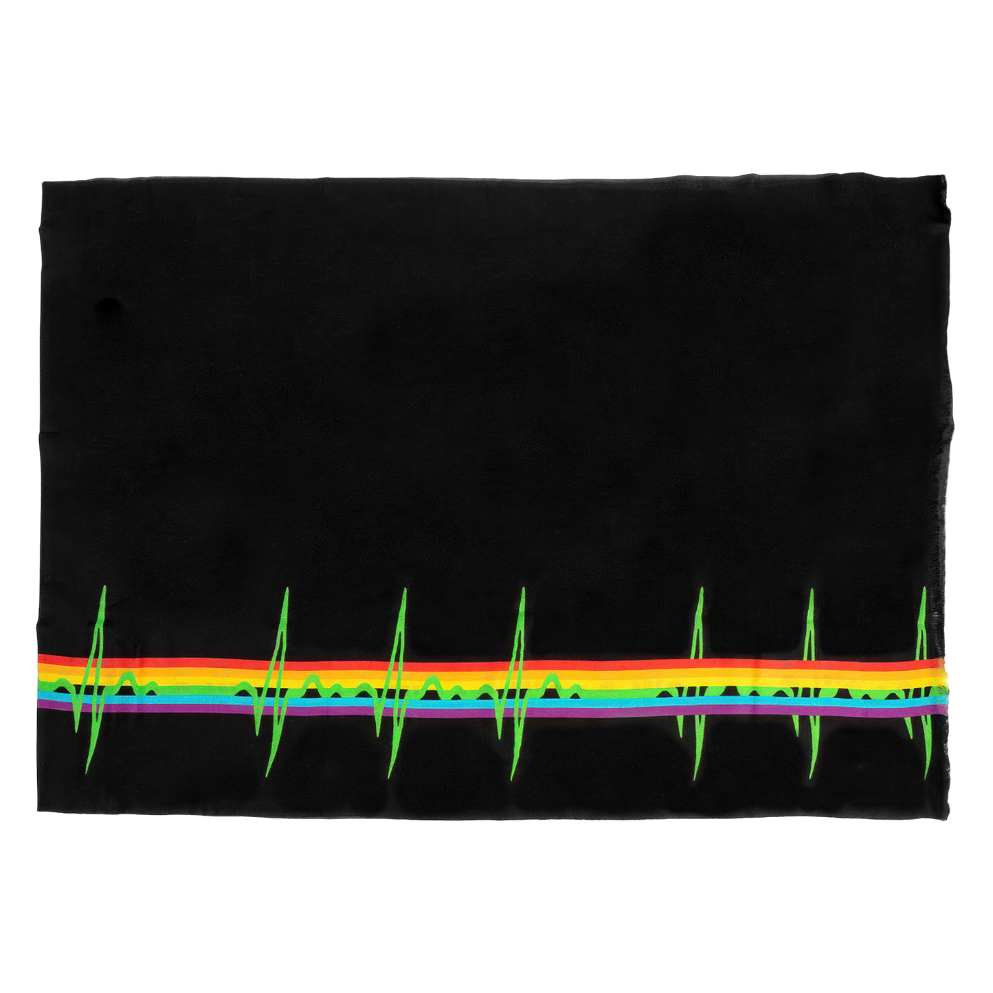 Long Heartbeat Fine Wool Scarf