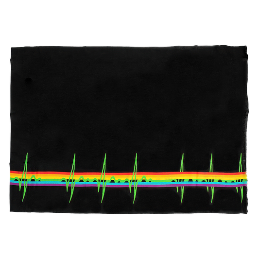 Long Heartbeat Fine Wool Scarf