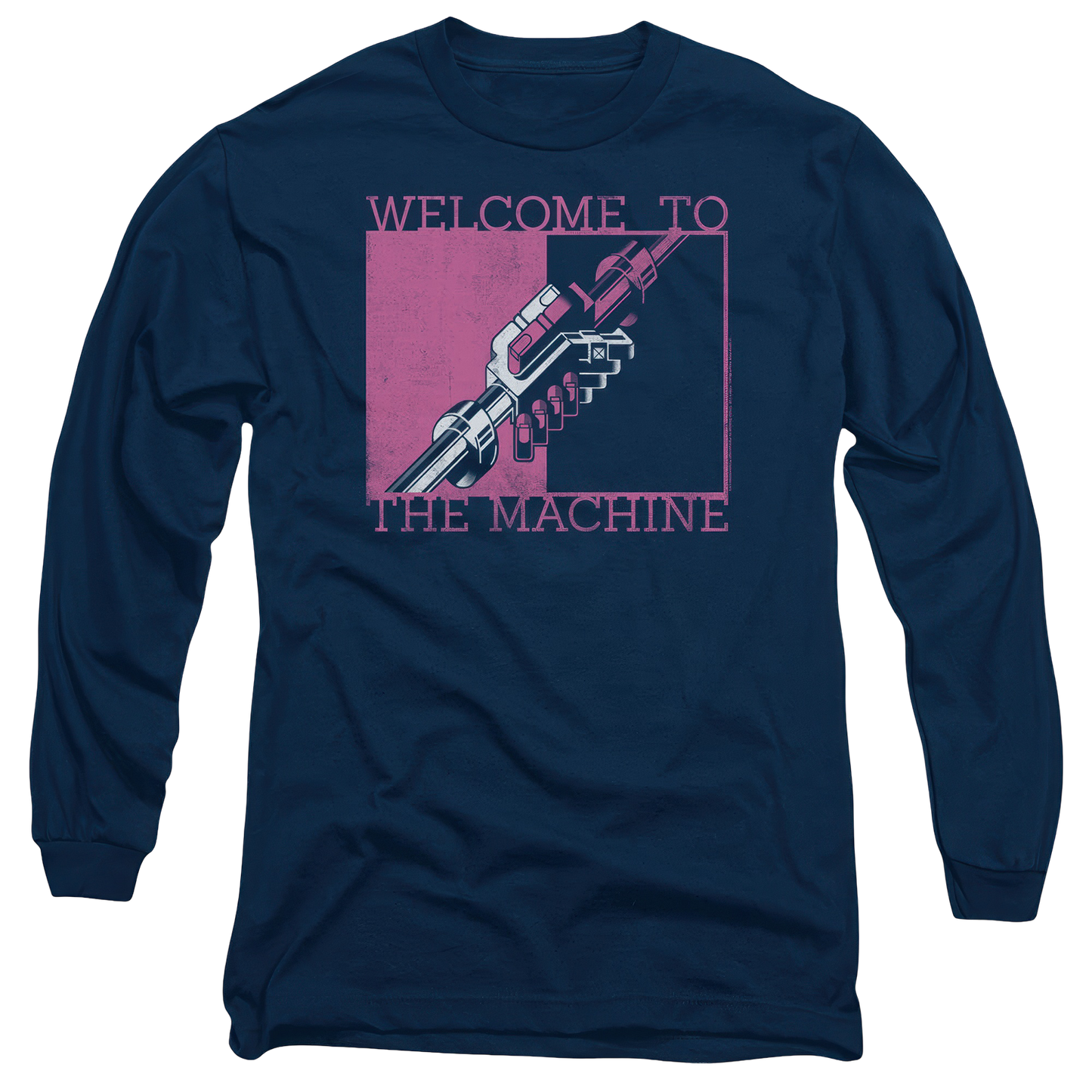 Welcome to the Machine Navy Logo