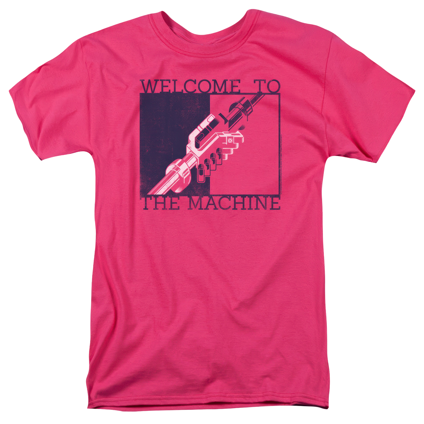 Welcome To The Machine Pink Logo