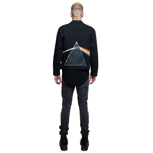 Pink Floyd Hand Painted Men's Denim Jacket
