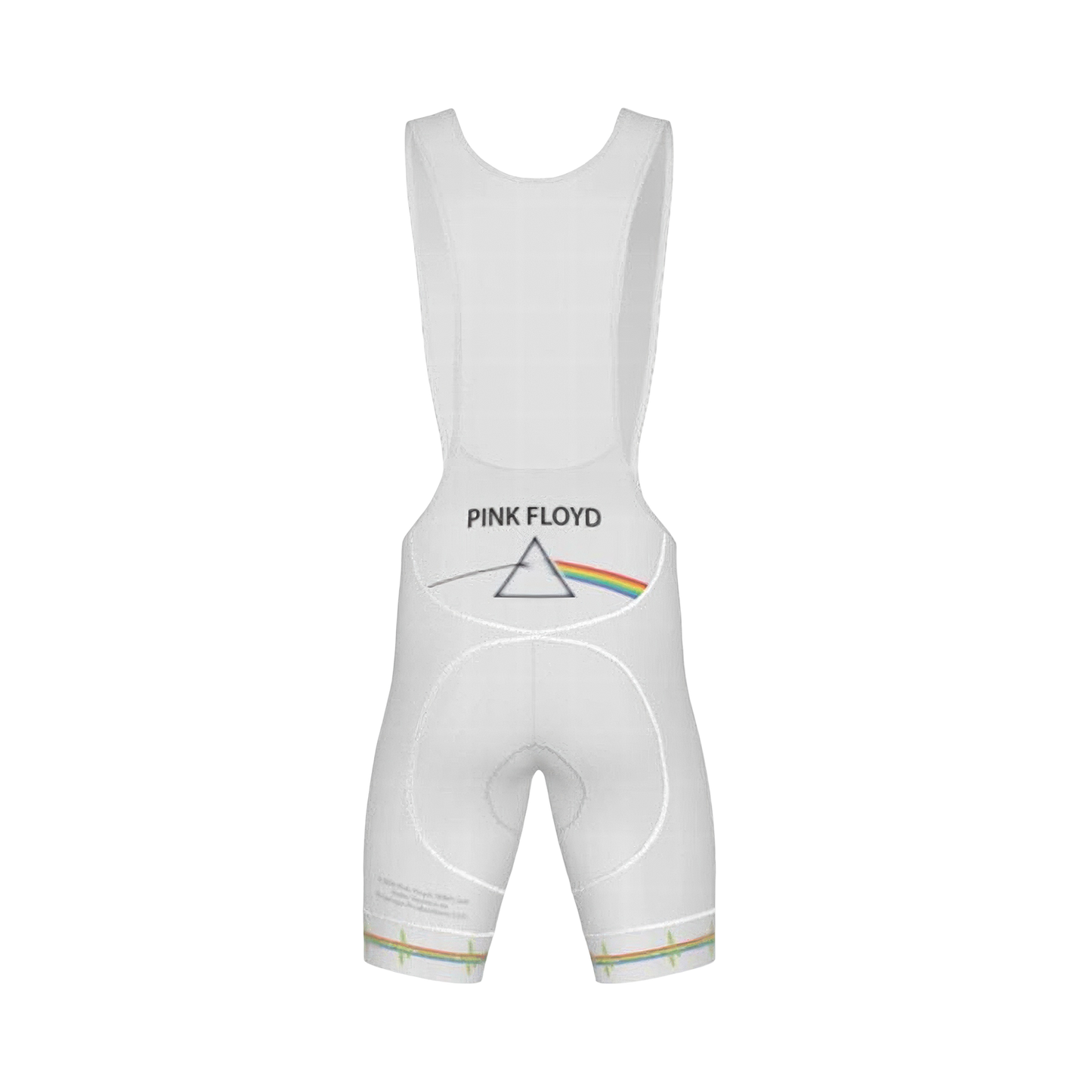 Pink Floyd White Dark Side of the Moon Men's Evo 2.0 Bib