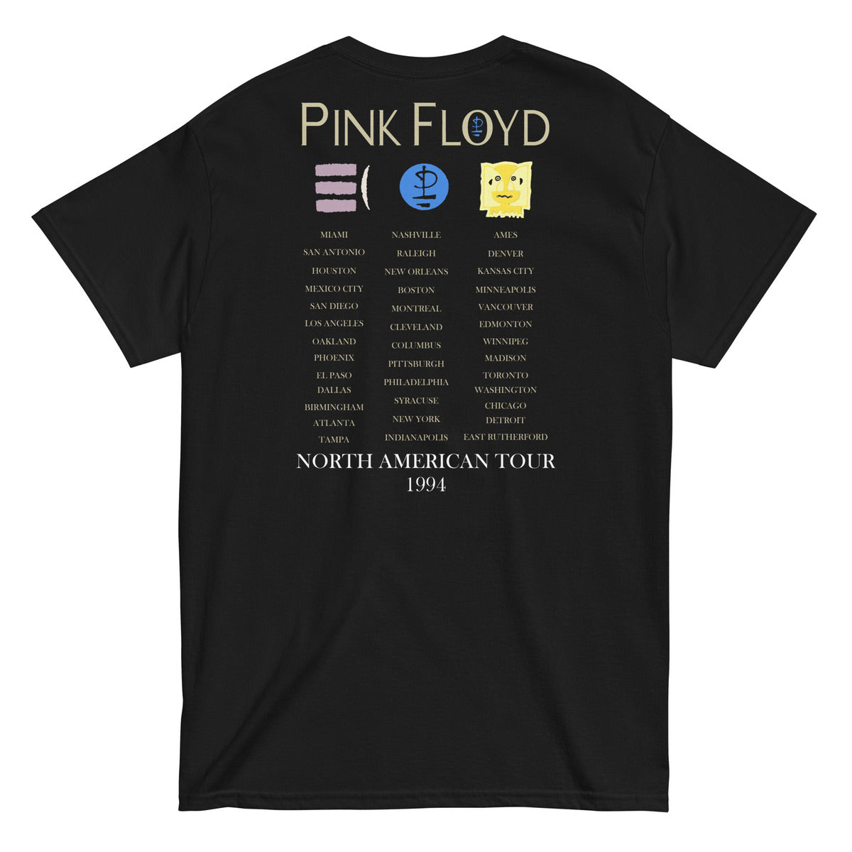 Pink Floyd Division Bell 1994 Tour Metal Heads T-Shirt