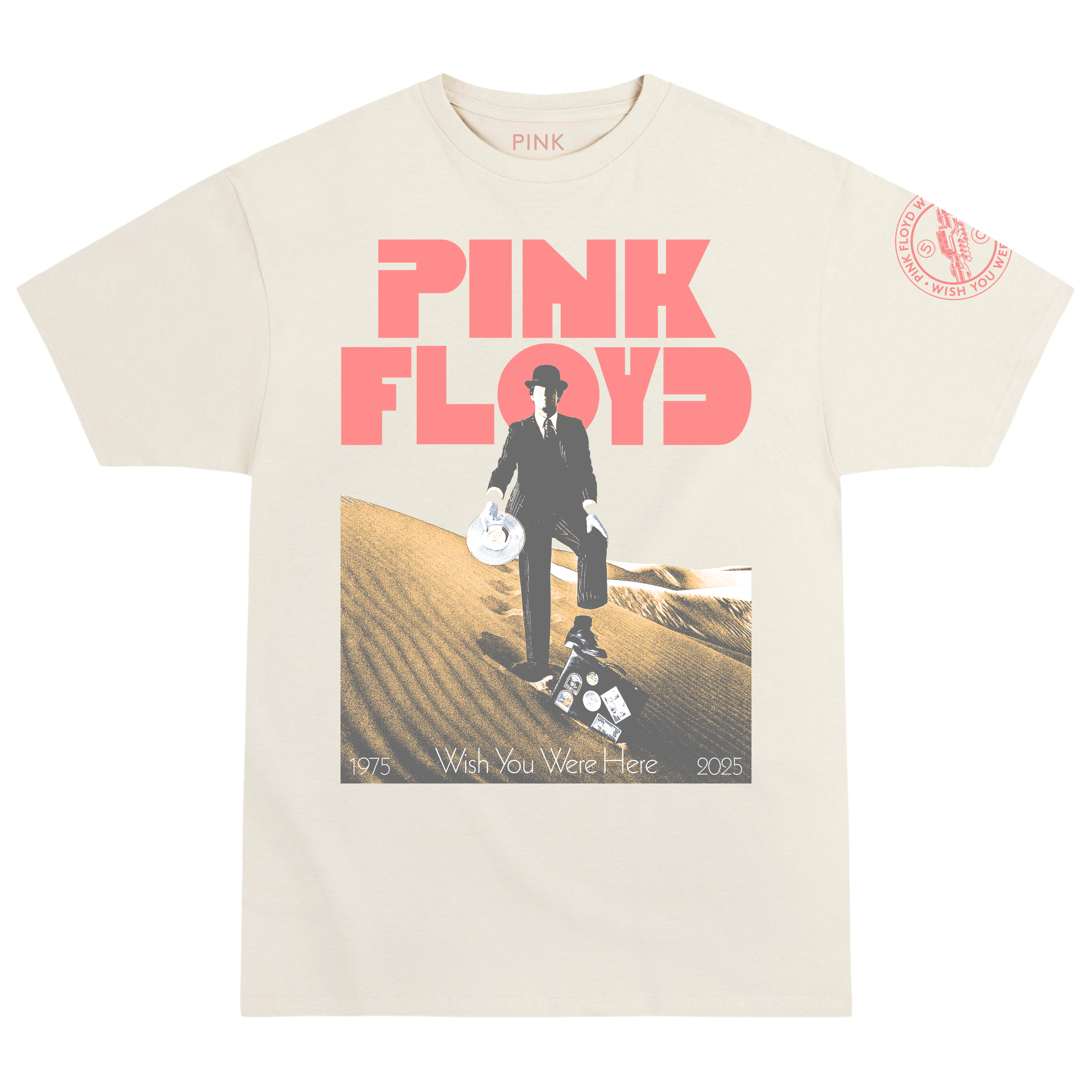 Wish You Were Here 50th Invisible Man T-Shirt | Pink Floyd Official