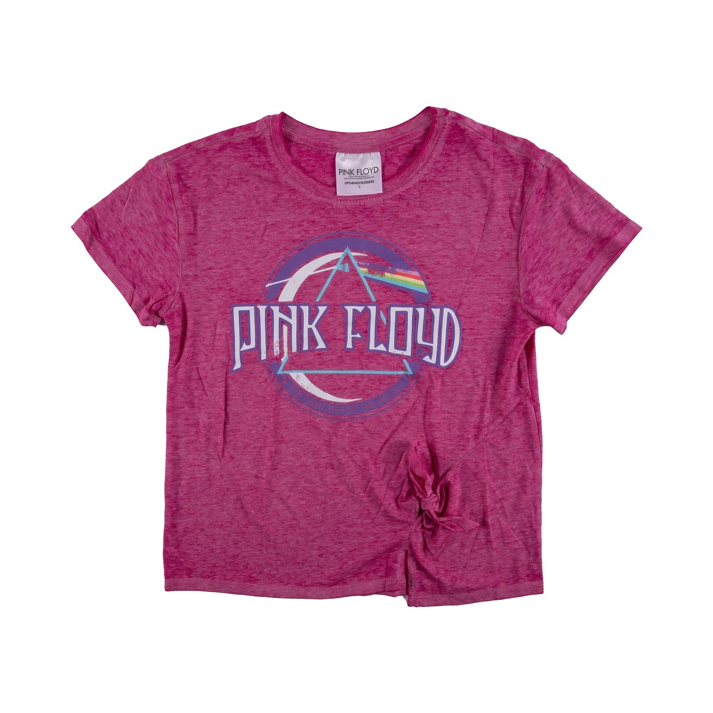Pink Floyd Hot Pink Girls Dark Side of the Moon Tie T