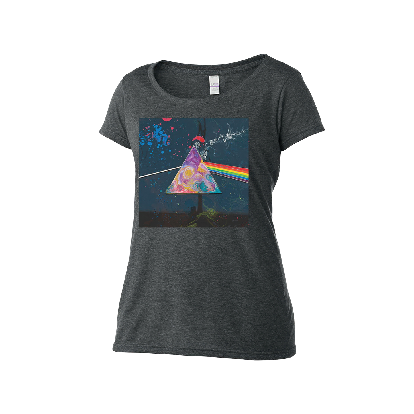 Prism Variations: Women's Swirl Scoop Neck