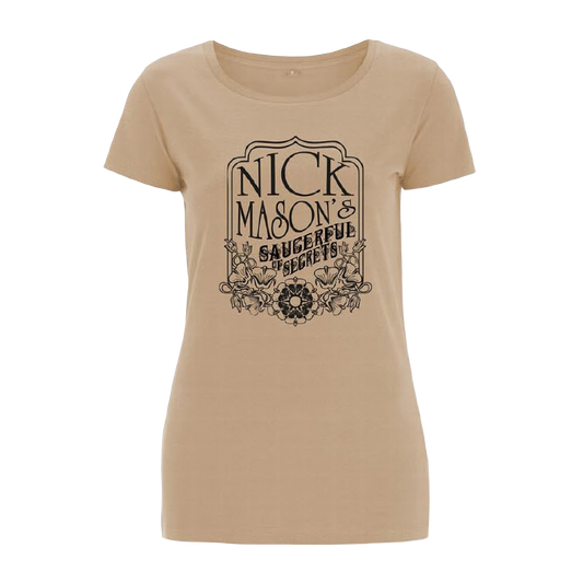 Nick Mason's Saucerful Of Secrets Tour Ladies Tan T-Shirt
