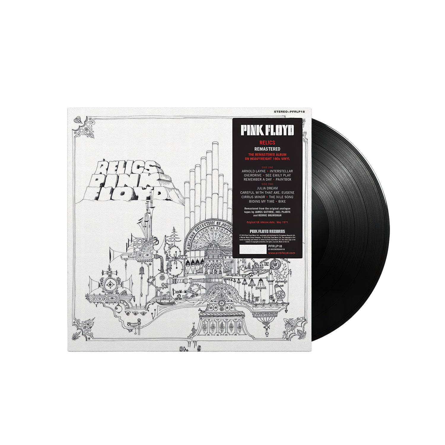 Relics 180g Vinyl LP | Pink Floyd Official Relics 180g Vinyl LP | Pink Floyd Official