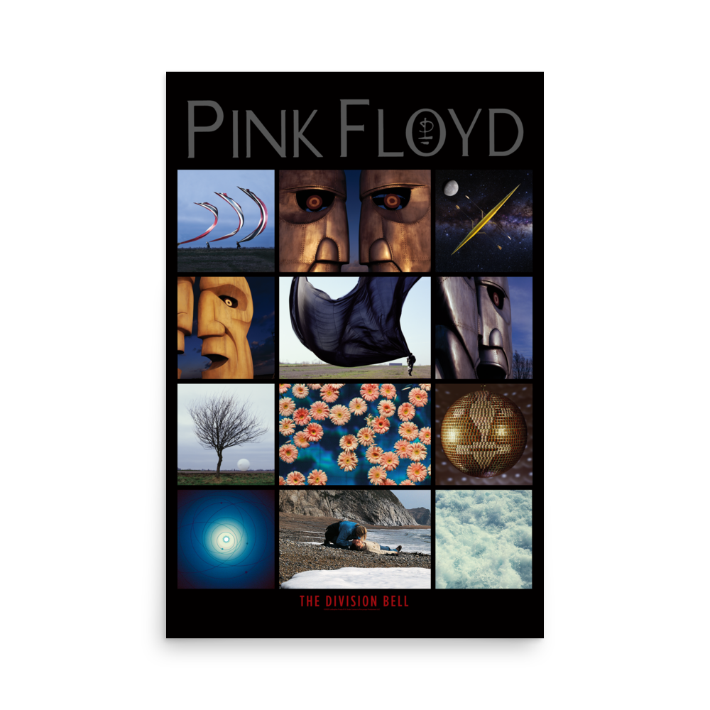 The Division Bell Collage Poster