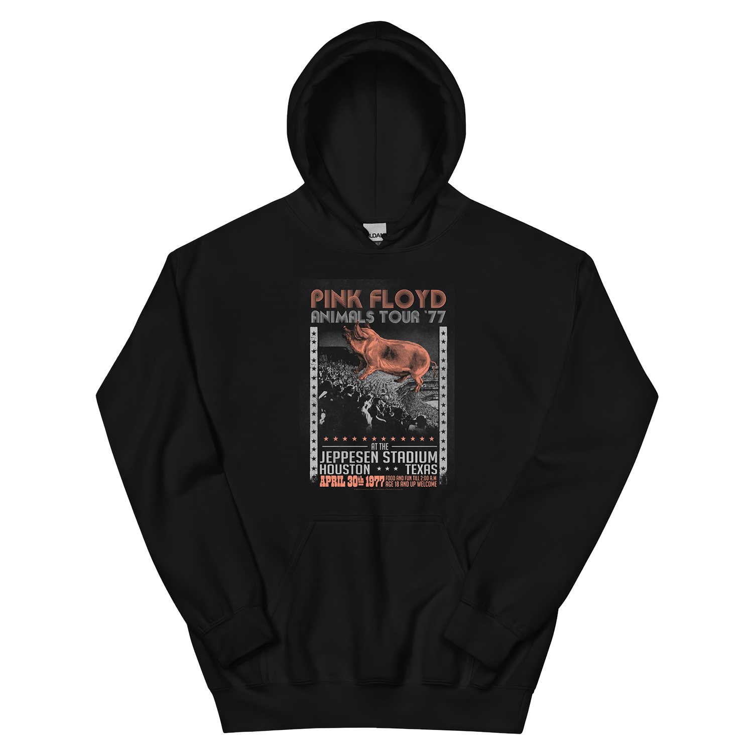 Pink Floyd Animals Tour '77 Hoodie Sweatshirt Pink Floyd Animals Tour '77 Hoodie Sweatshirt