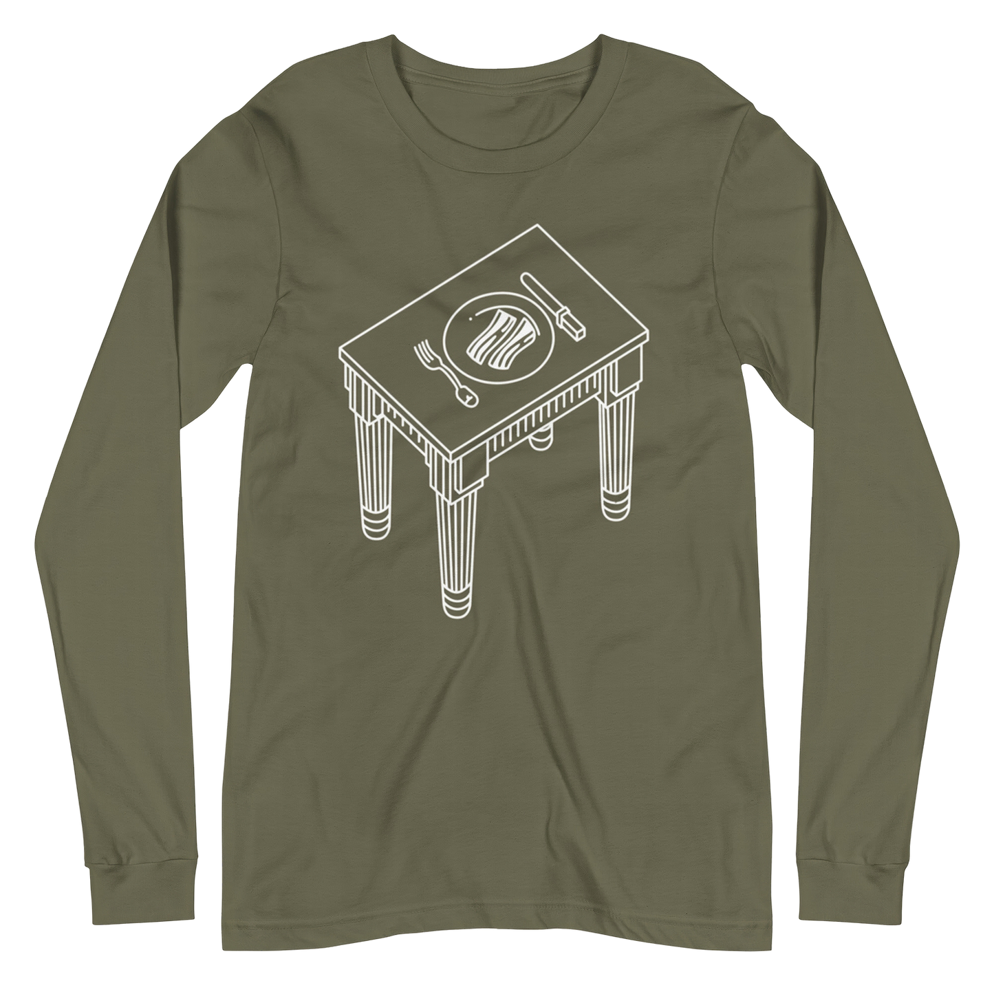 Pink Floyd Animals Bacon On The Table Long Sleeve Shirt