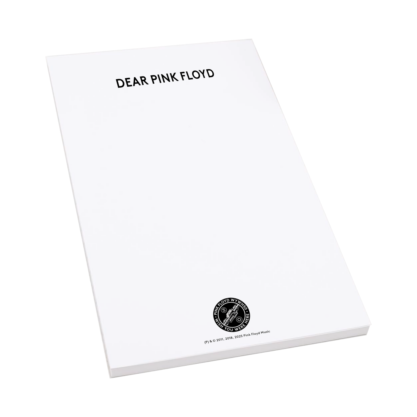 Limited Edition: WYWH 50 Dear Pink Floyd Notepad Set