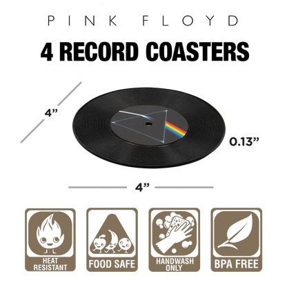 Pink Floyd Record Coaster Set