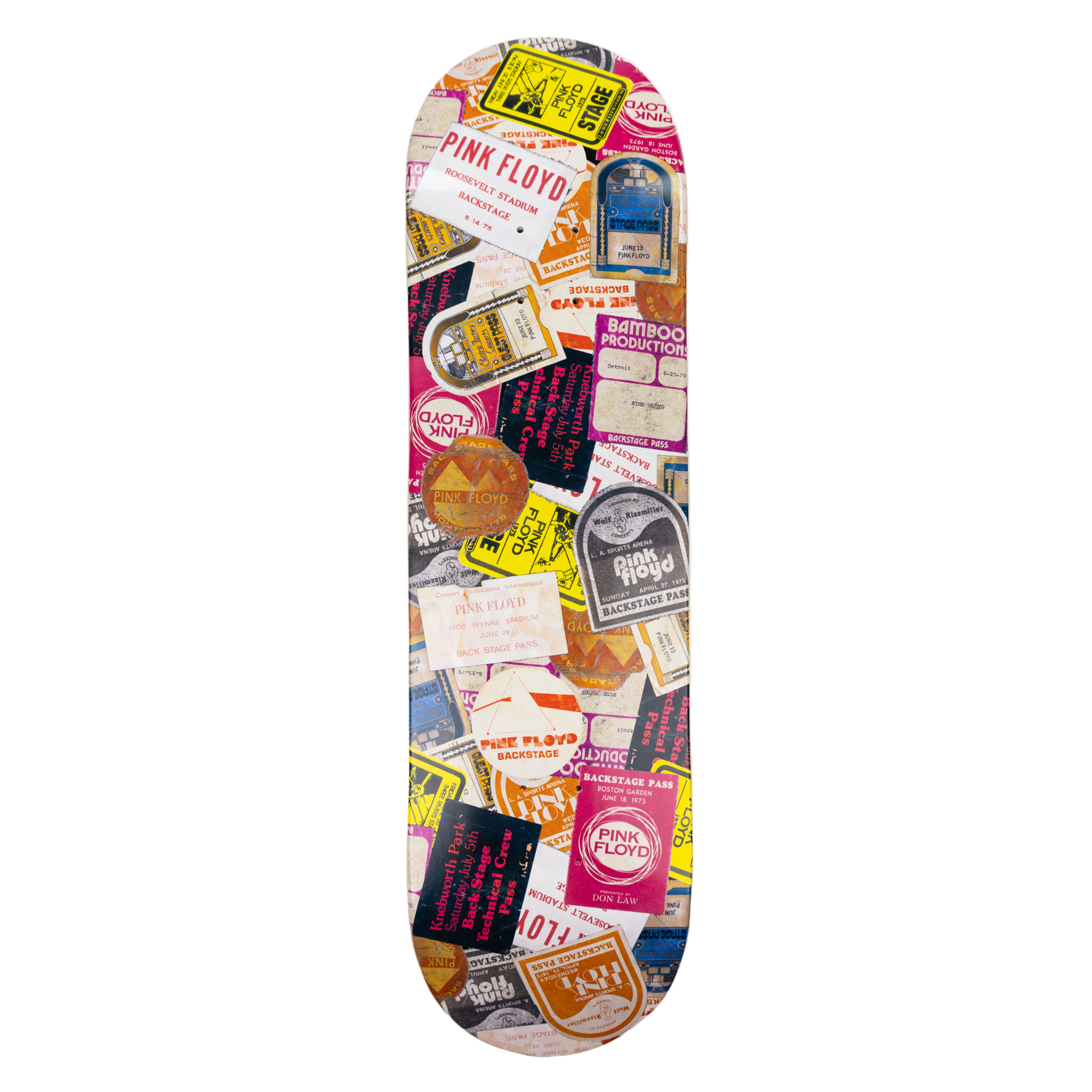 Wish You Were Here 50th Backstage Pass Skate Deck | Official Wish You Were Here 50th Backstage Pass Skate Deck | Official