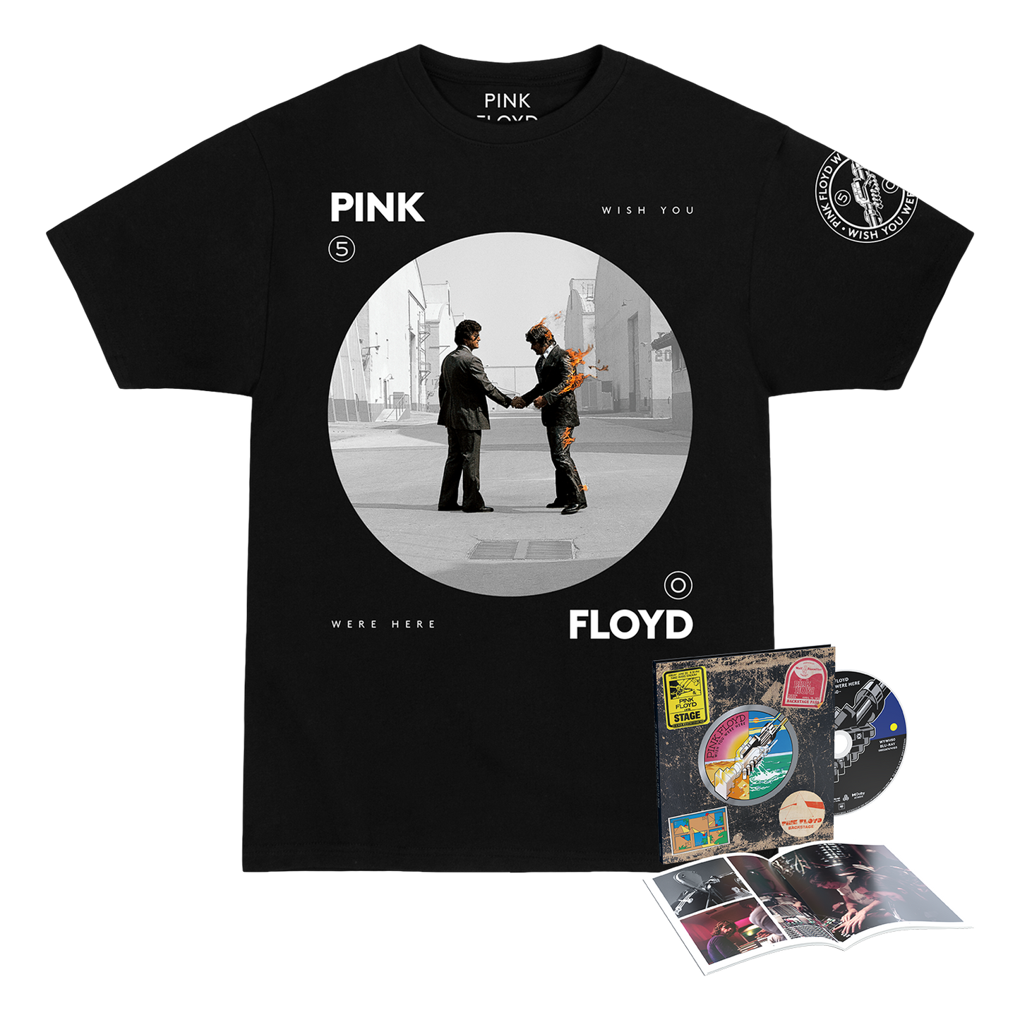 Wish You Were Here 50th Anniversary Blu-ray Audio + T-Shirt