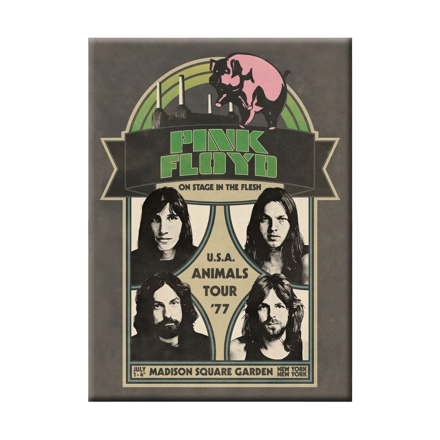 Pink Floyd - US Tour Flat Magnet (2.5" x 3.5")