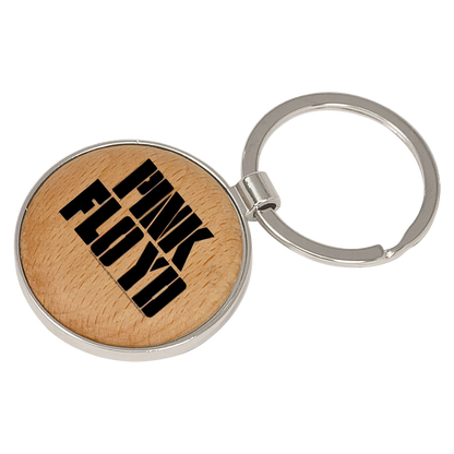 Laser Engraved Maple Keychains