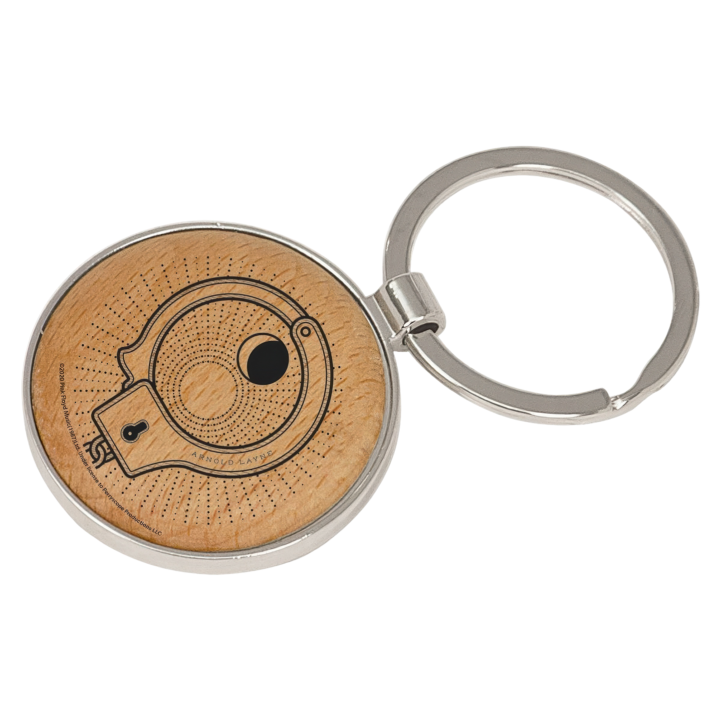 Laser Engraved Maple Keychains