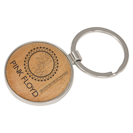 Laser Engraved Maple Keychains