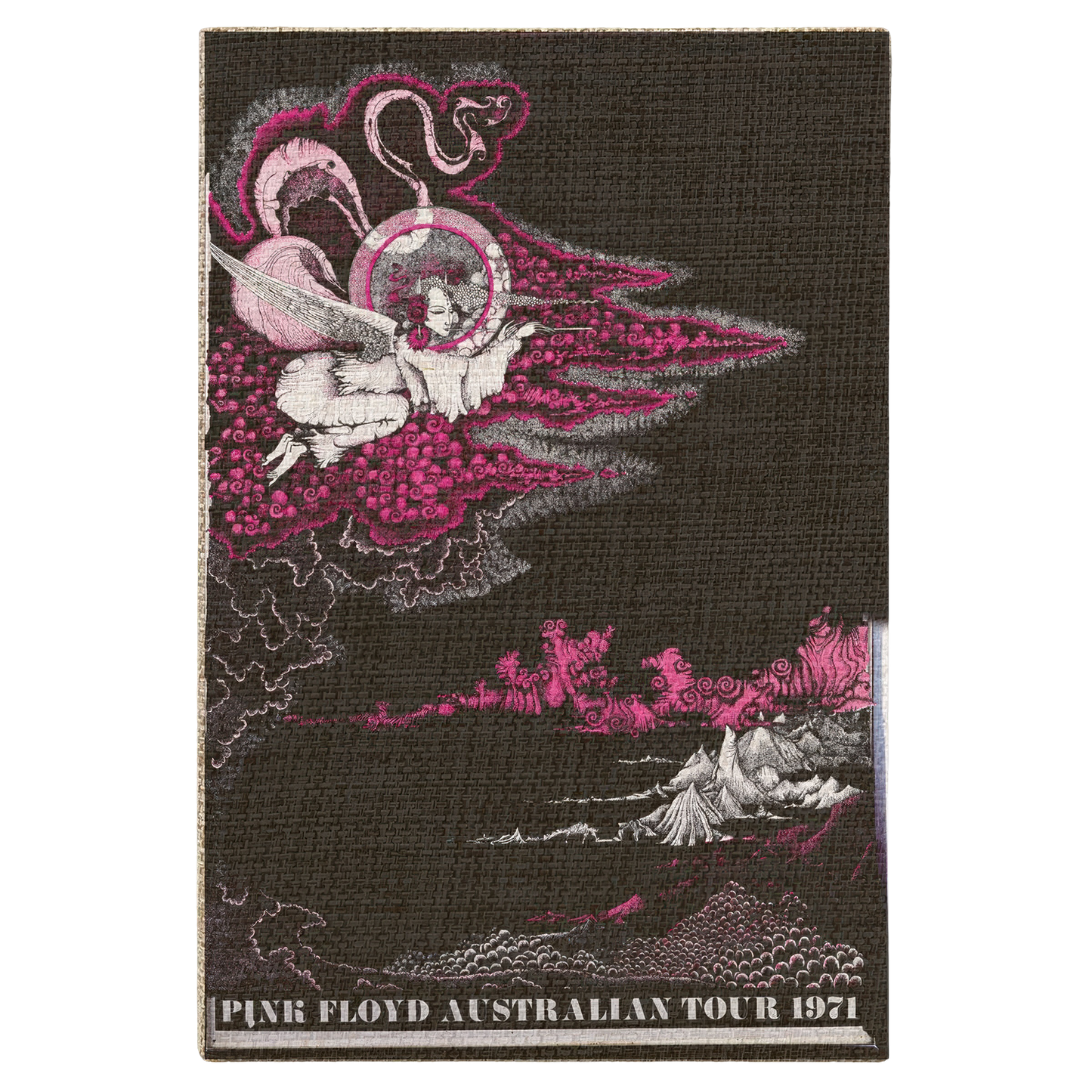 Australian Tour '71 Burlap Journal