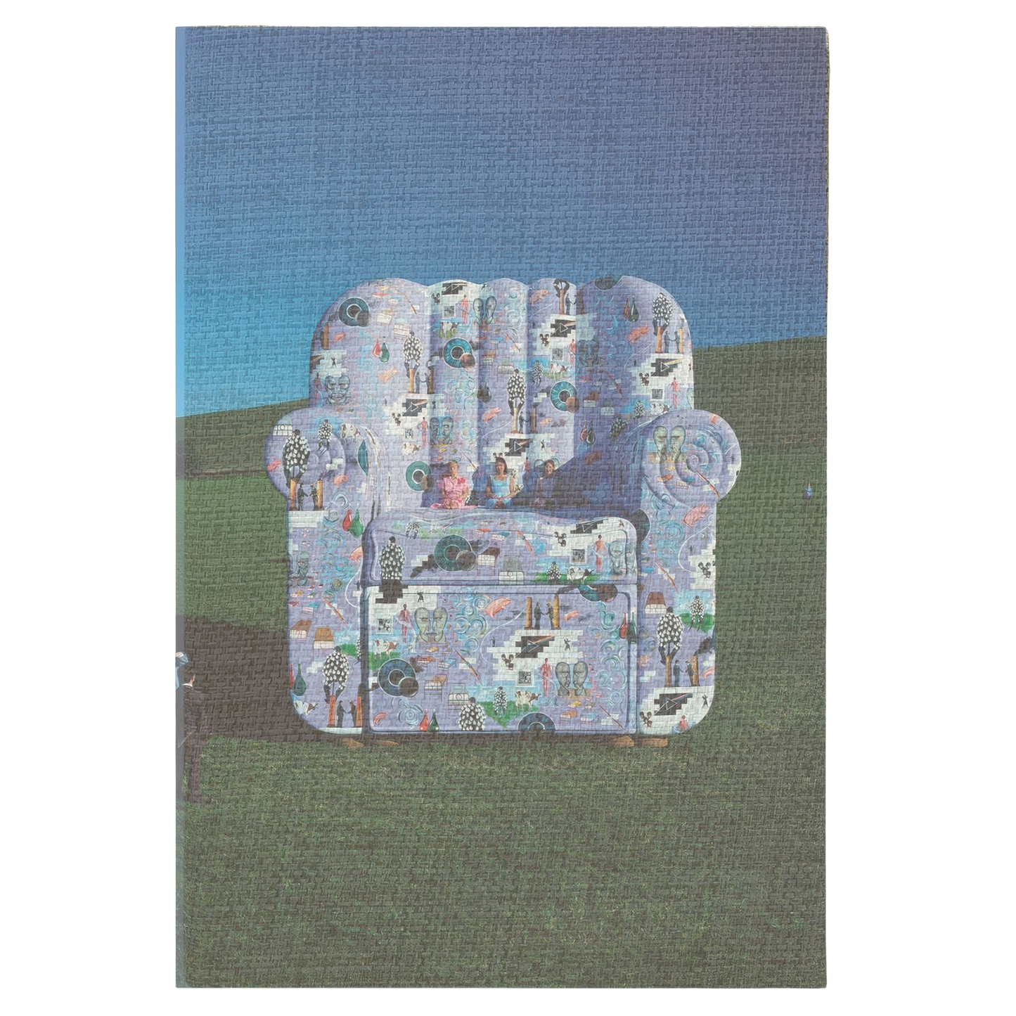 Chair Burlap Journal