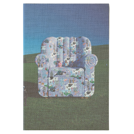 Chair Burlap Journal